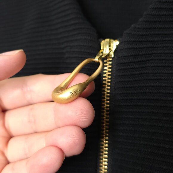 Aje Rushes Raffia Black Knit Mini Dress Size S NWT - Picture 8 of 10